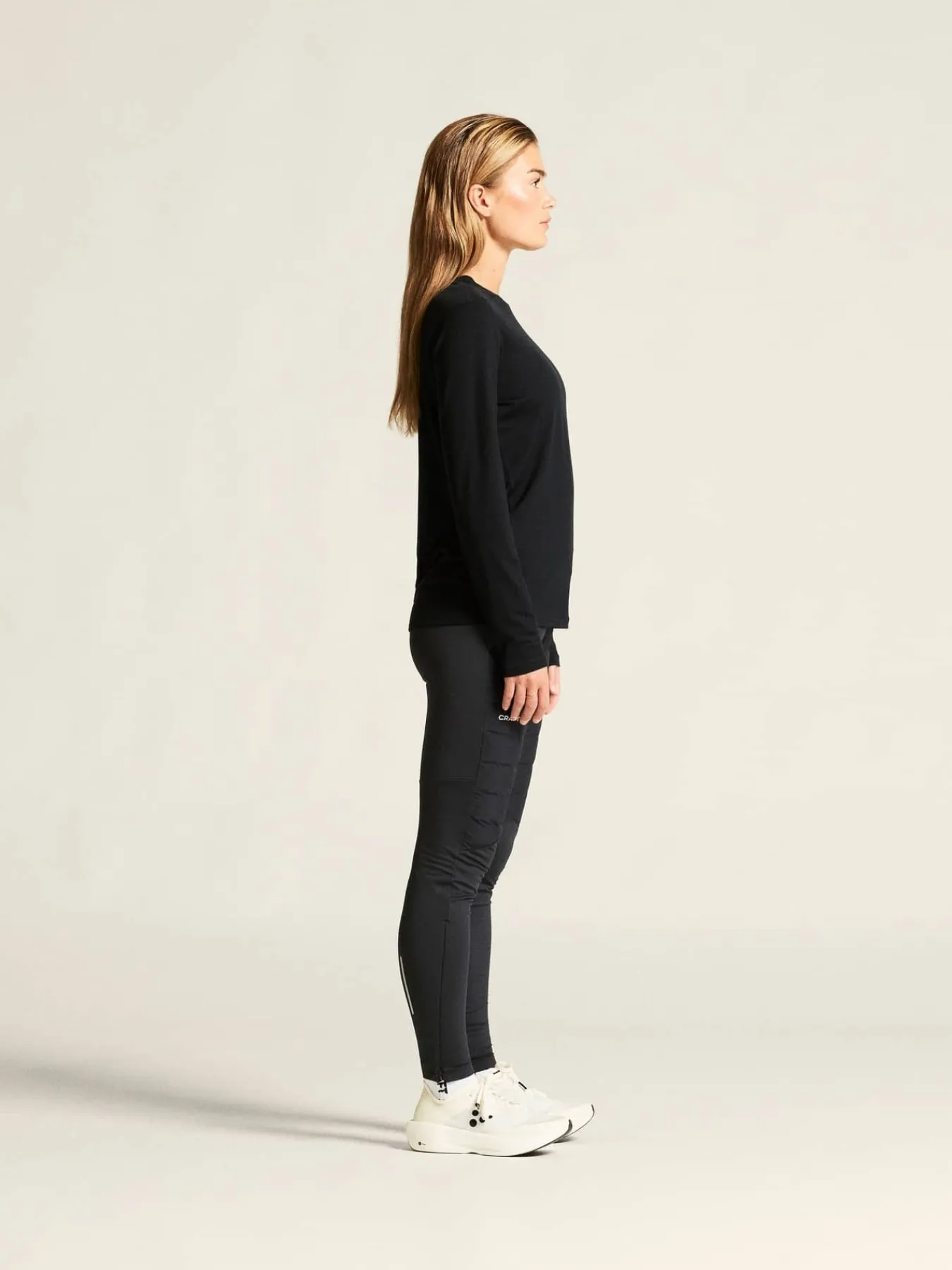 Craft Sportswear Träning^Wool Jersey LS CN W Black