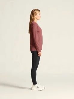Craft Sportswear Träning^Wool Jersey LS CN W Rose Brown