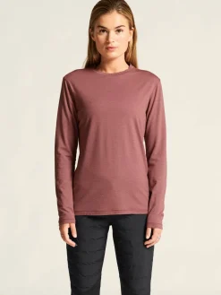 Craft Sportswear Träning^Wool Jersey LS CN W Rose Brown