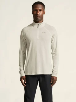 Craft Sportswear T-Shirts & Tröjor^Wool LS Tee M Cloud/Melange