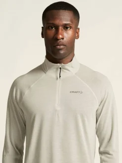 Craft Sportswear T-Shirts & Tröjor^Wool LS Tee M Cloud/Melange