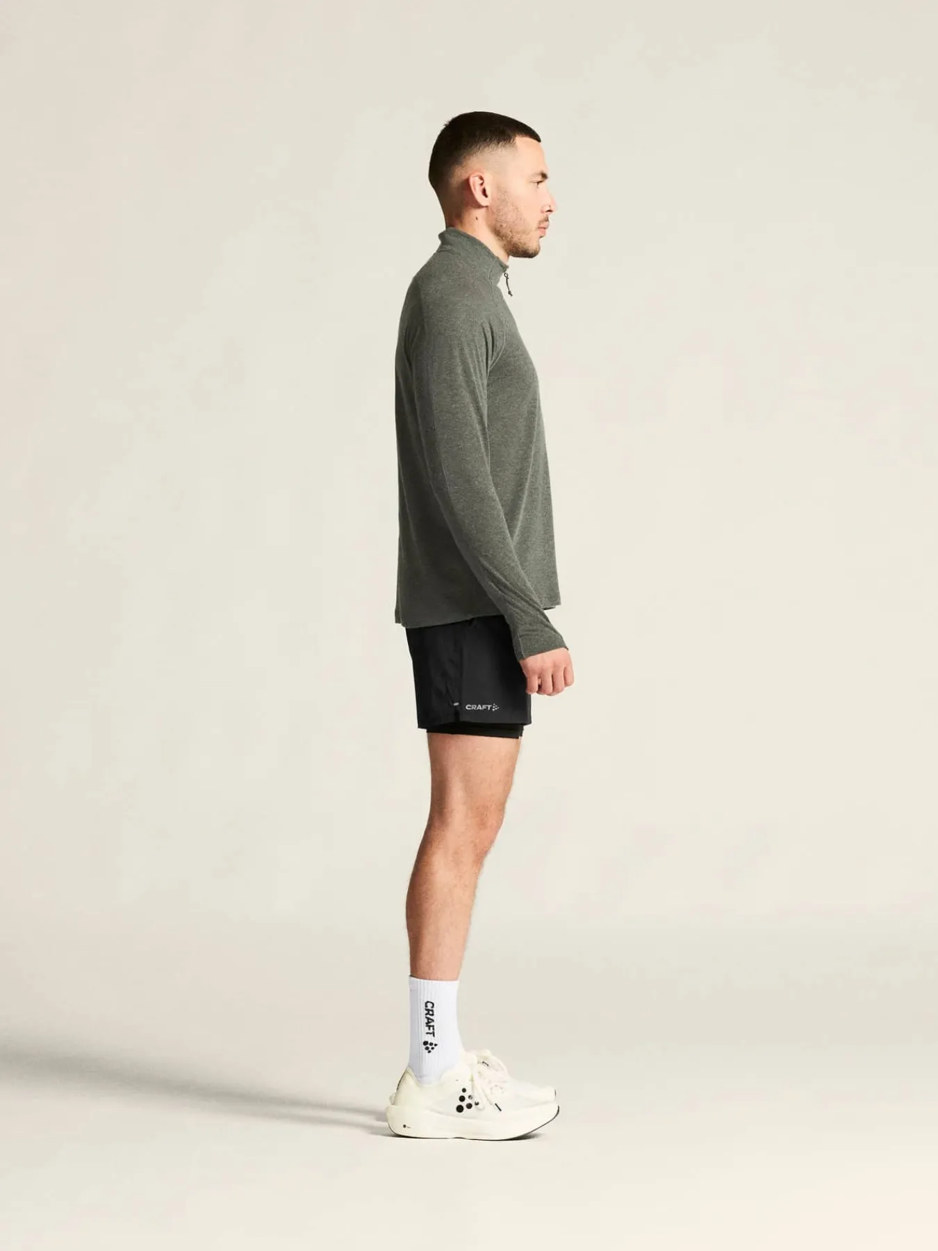 Craft Sportswear T-Shirts & Tröjor^Wool LS Tee M Chimera/Melange
