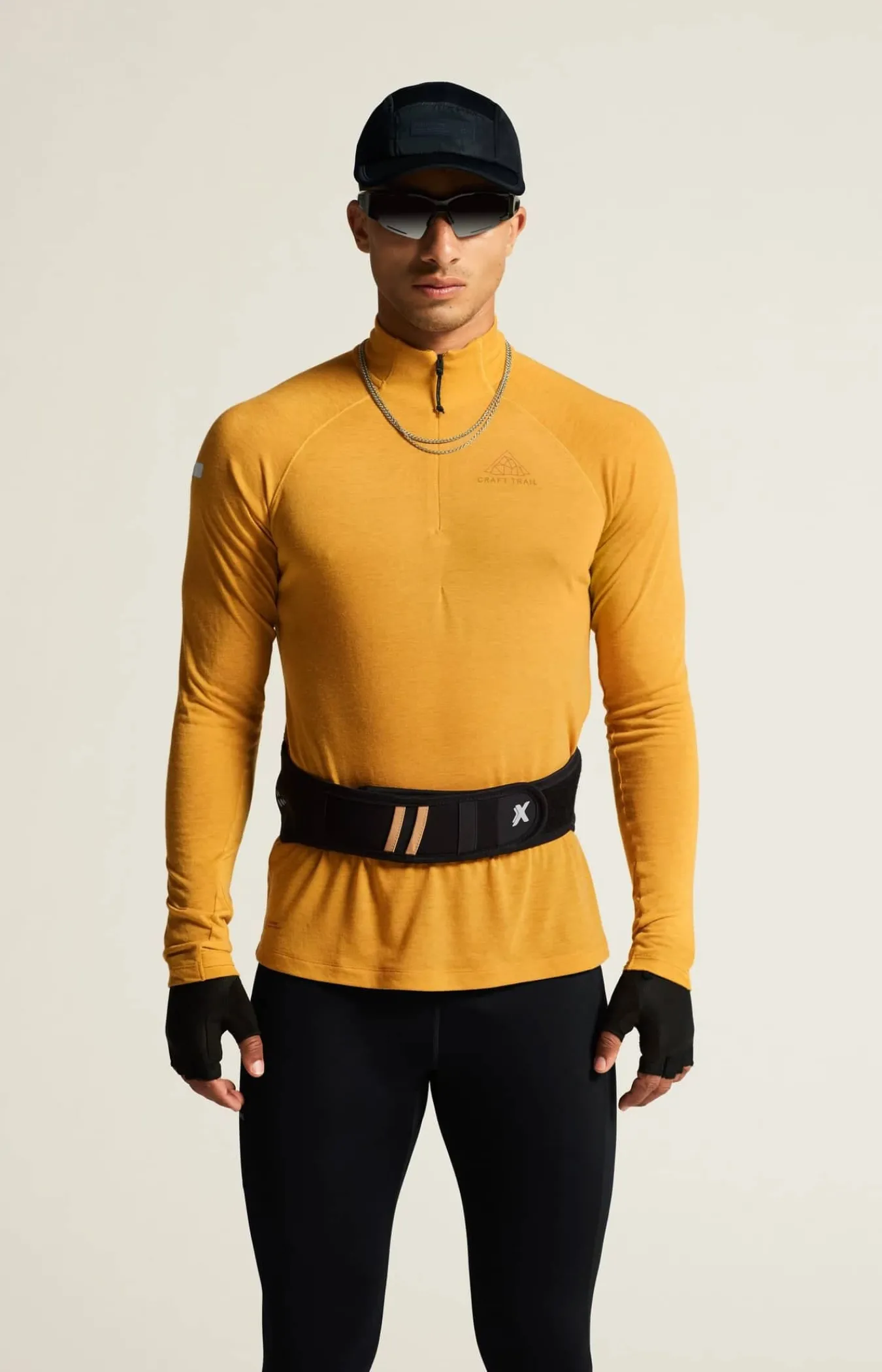 Craft Sportswear T-Shirts & Tröjor^Wool LS Tee M Turmeric/Melange