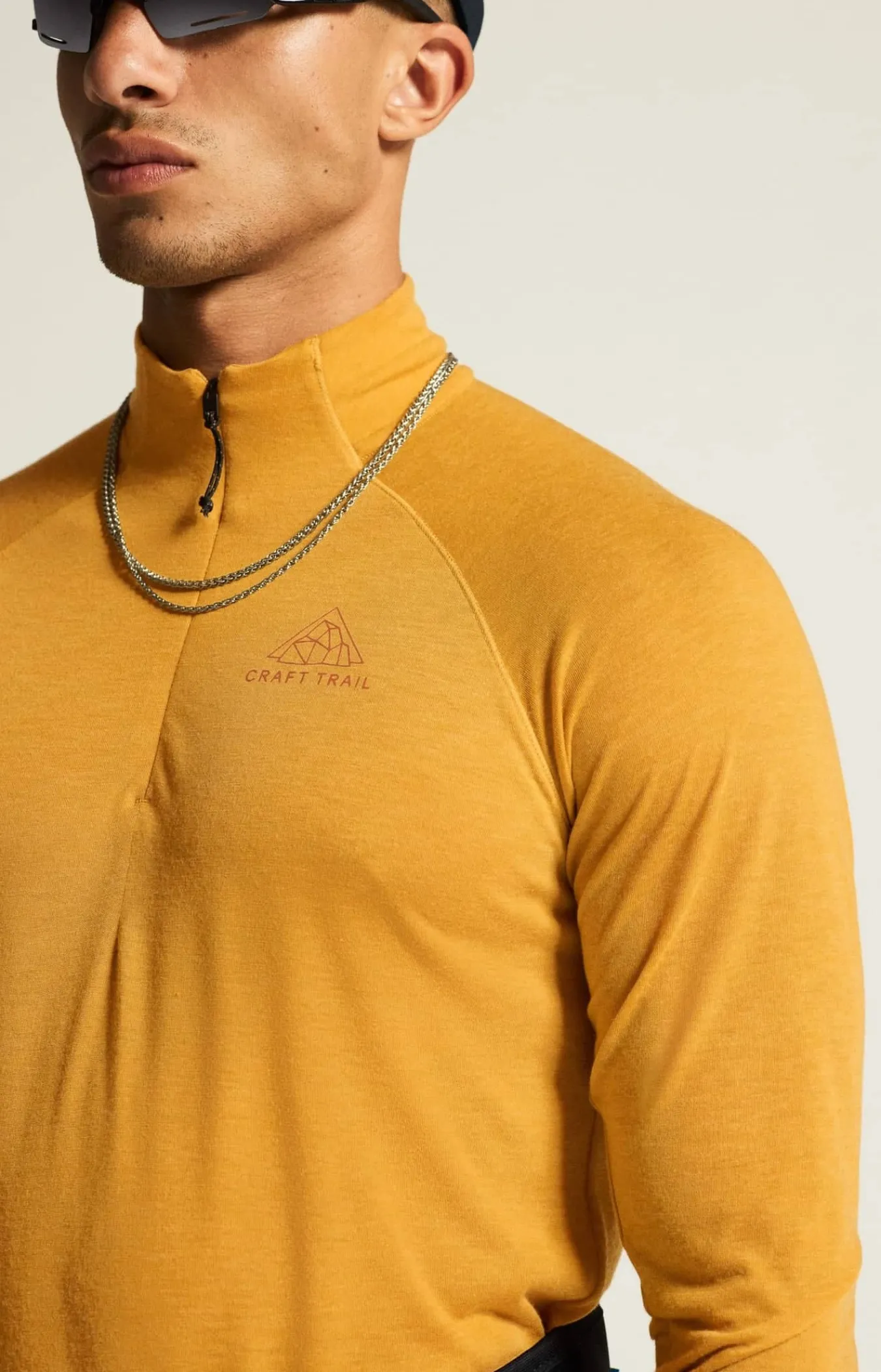 Craft Sportswear T-Shirts & Tröjor^Wool LS Tee M Turmeric/Melange