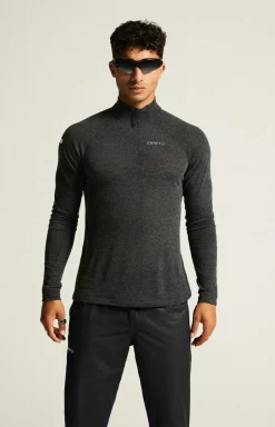 Craft Sportswear T-Shirts & Tröjor^Wool LS Tee M Black/Melange