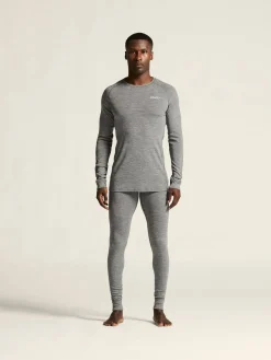 Craft Sportswear Underställ|Underställsset^Wool Merino Set M Dk Grey Melange