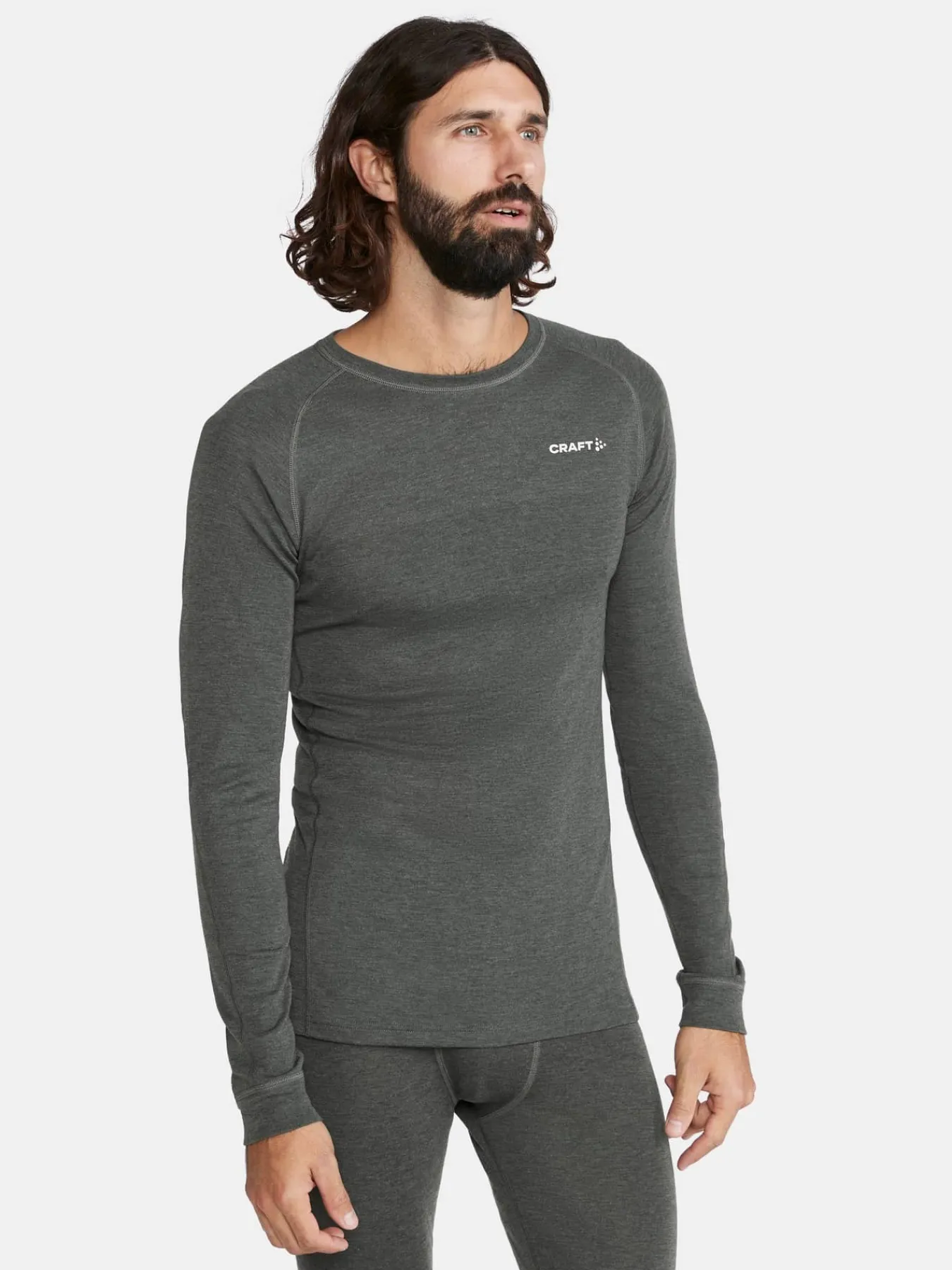 Craft Sportswear Underställ|Underställsset^Wool Merino Set M Juniper-Melange