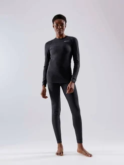 Craft Sportswear Underställ|Aktiva Underställ^Wool Merino Set W Black Melange