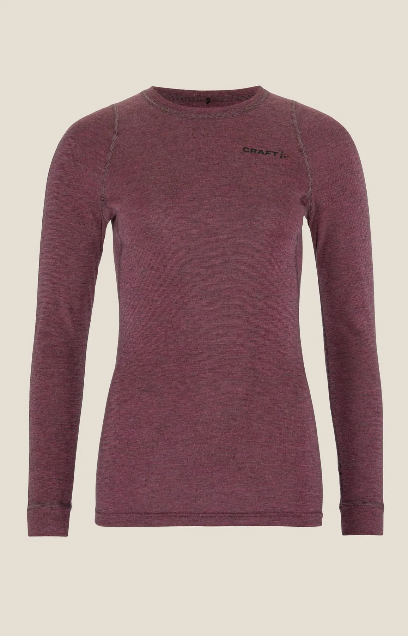 Craft Sportswear Underställ|Aktiva Underställ^Wool Merino Set W Rouge Melange