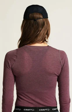 Craft Sportswear Underställ|Aktiva Underställ^Wool Merino Set W Rouge Melange