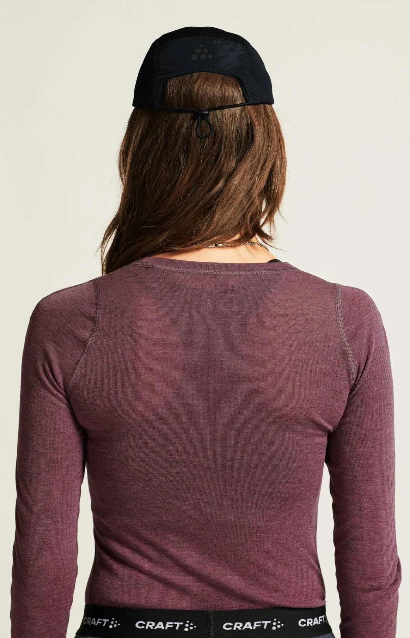 Craft Sportswear Underställ|Aktiva Underställ^Wool Merino Set W Rouge Melange
