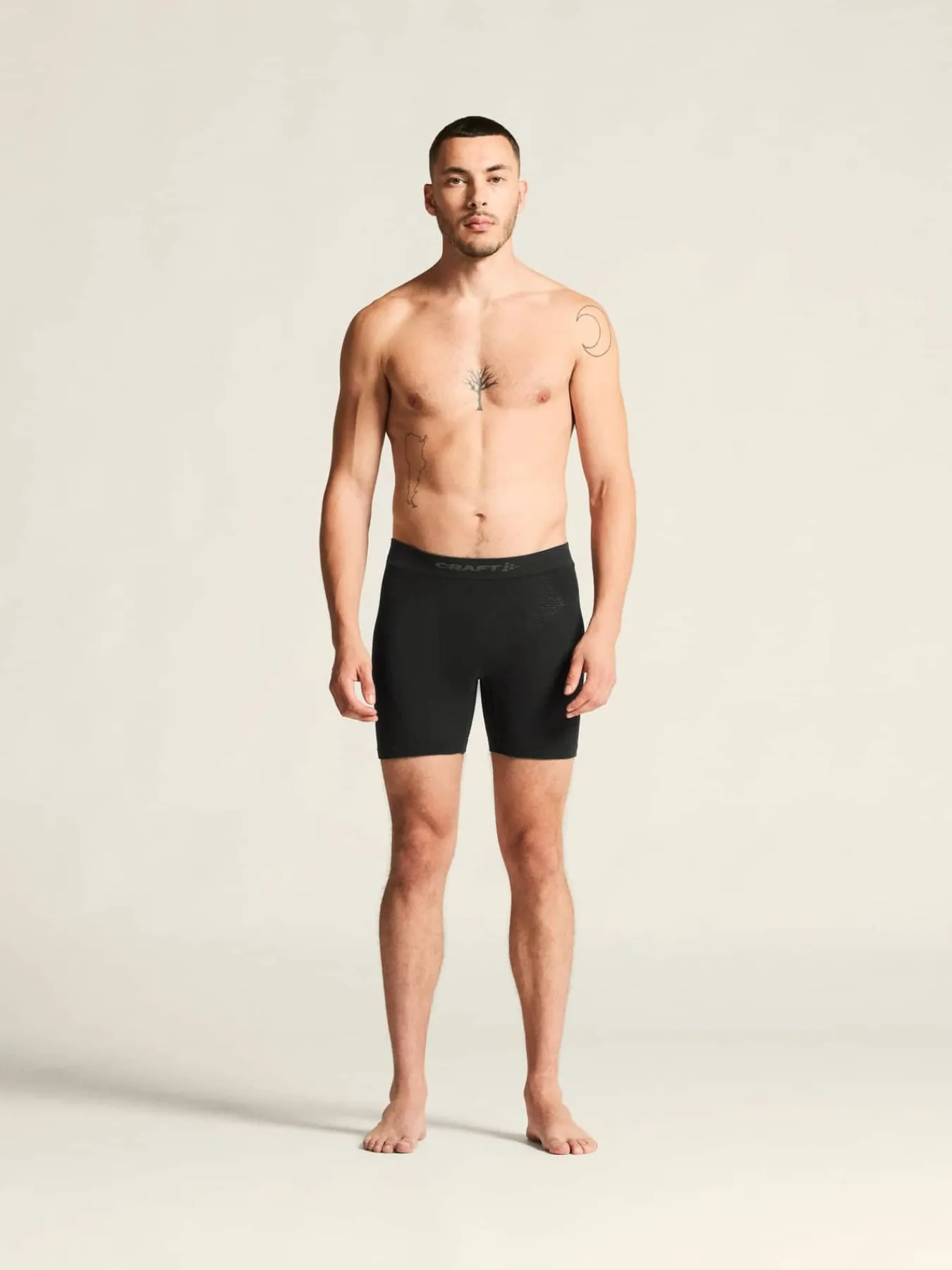 Craft Sportswear Underkläder^Wool Seamless Boxer 6-Inch M Black