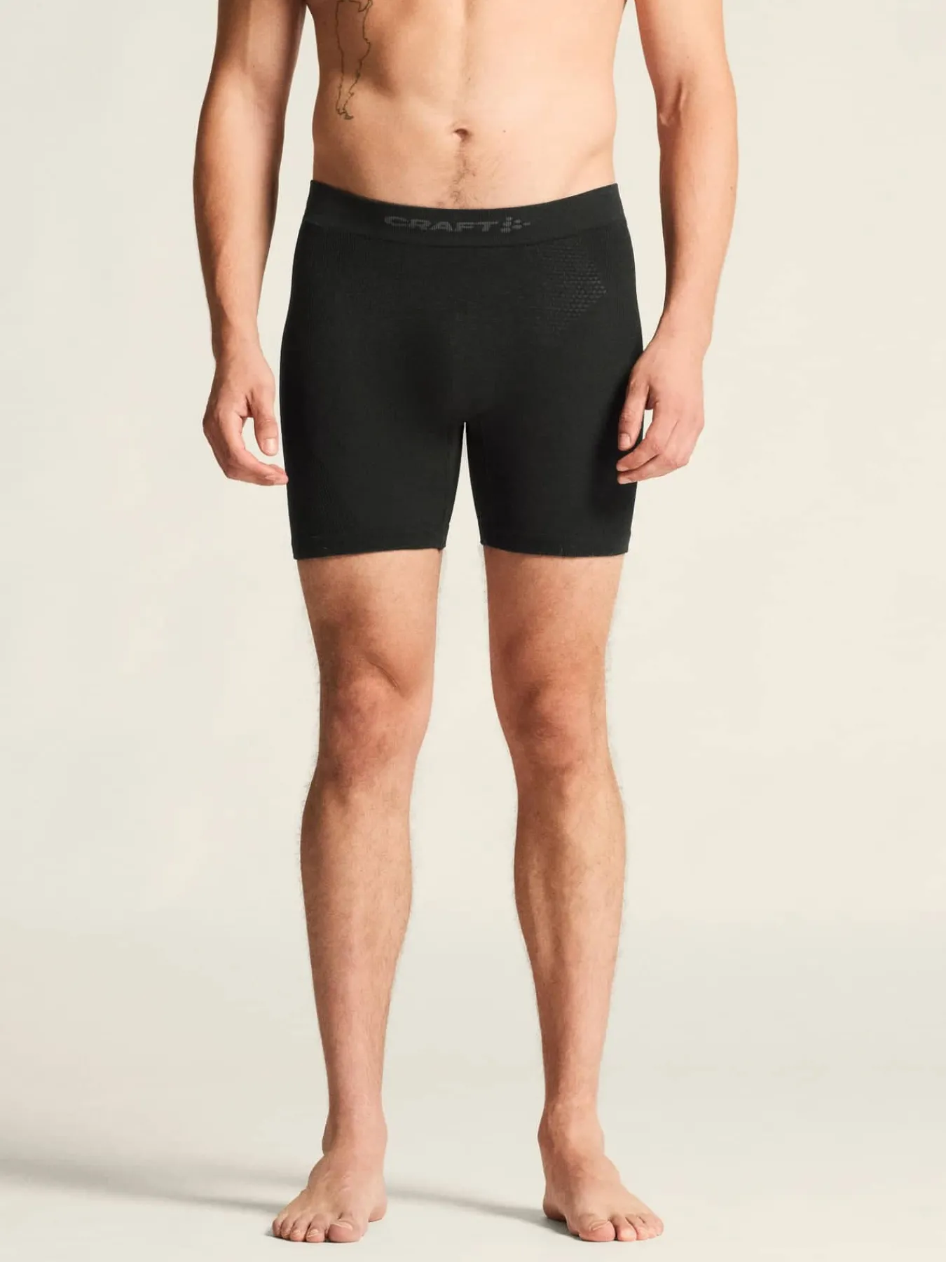 Craft Sportswear Underkläder^Wool Seamless Boxer 6-Inch M Black