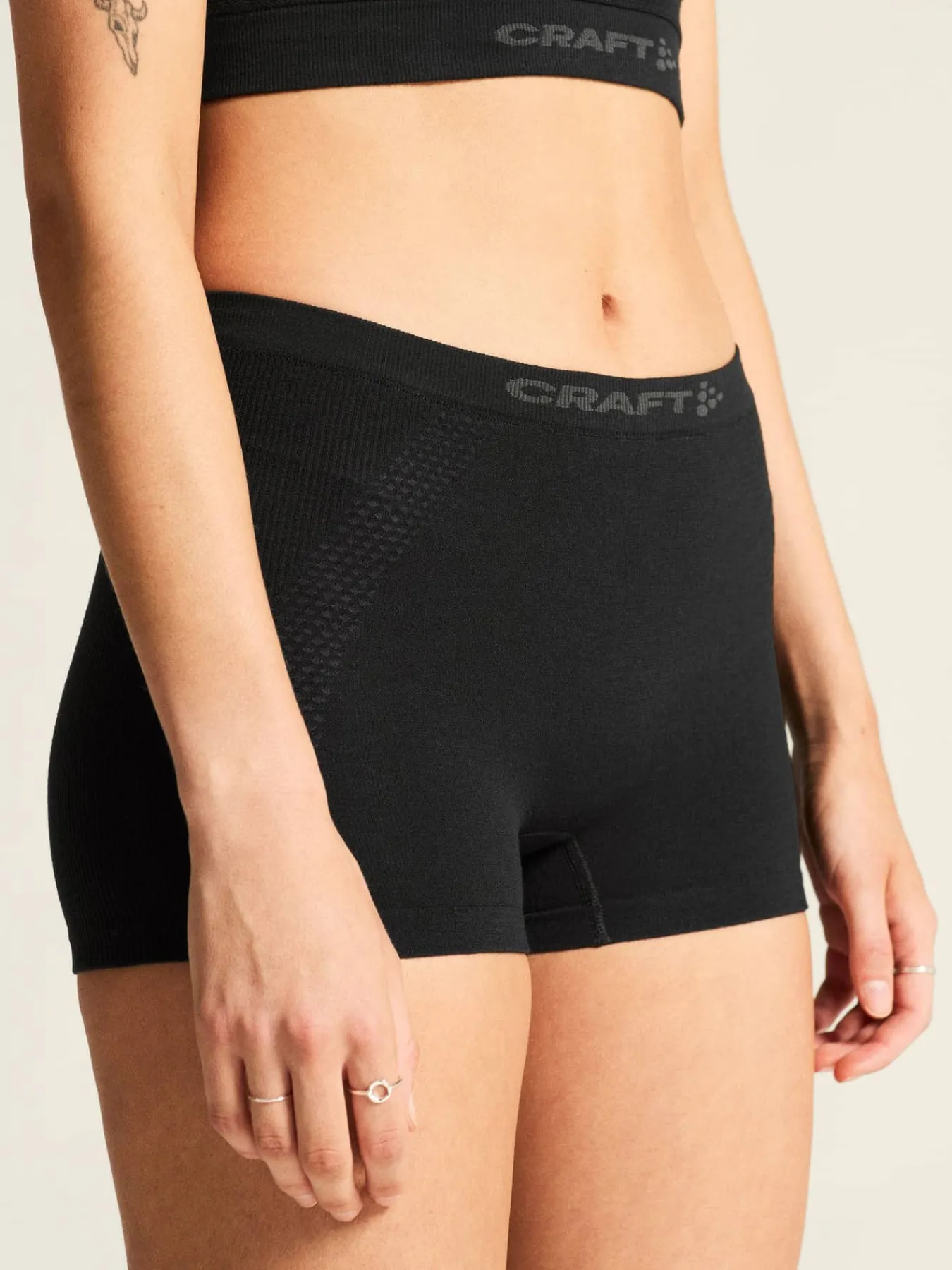 Craft Sportswear Underkläder^Wool Seamless Boxer W Black