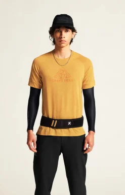 Craft Sportswear T-Shirts & Tröjor|Mellanlager^Wool SS Tee M Turmeric/Melange