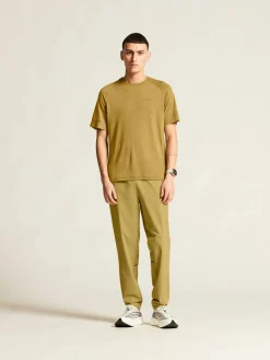 Craft Sportswear T-Shirts & Tröjor|Mellanlager^Wool SS Tee M Khaki Melange