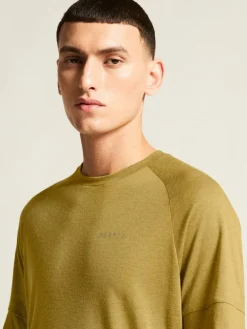 Craft Sportswear T-Shirts & Tröjor|Mellanlager^Wool SS Tee M Khaki Melange