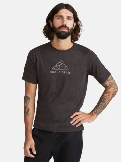 Craft Sportswear T-Shirts & Tröjor|Mellanlager^Wool SS Tee M Black/Melange