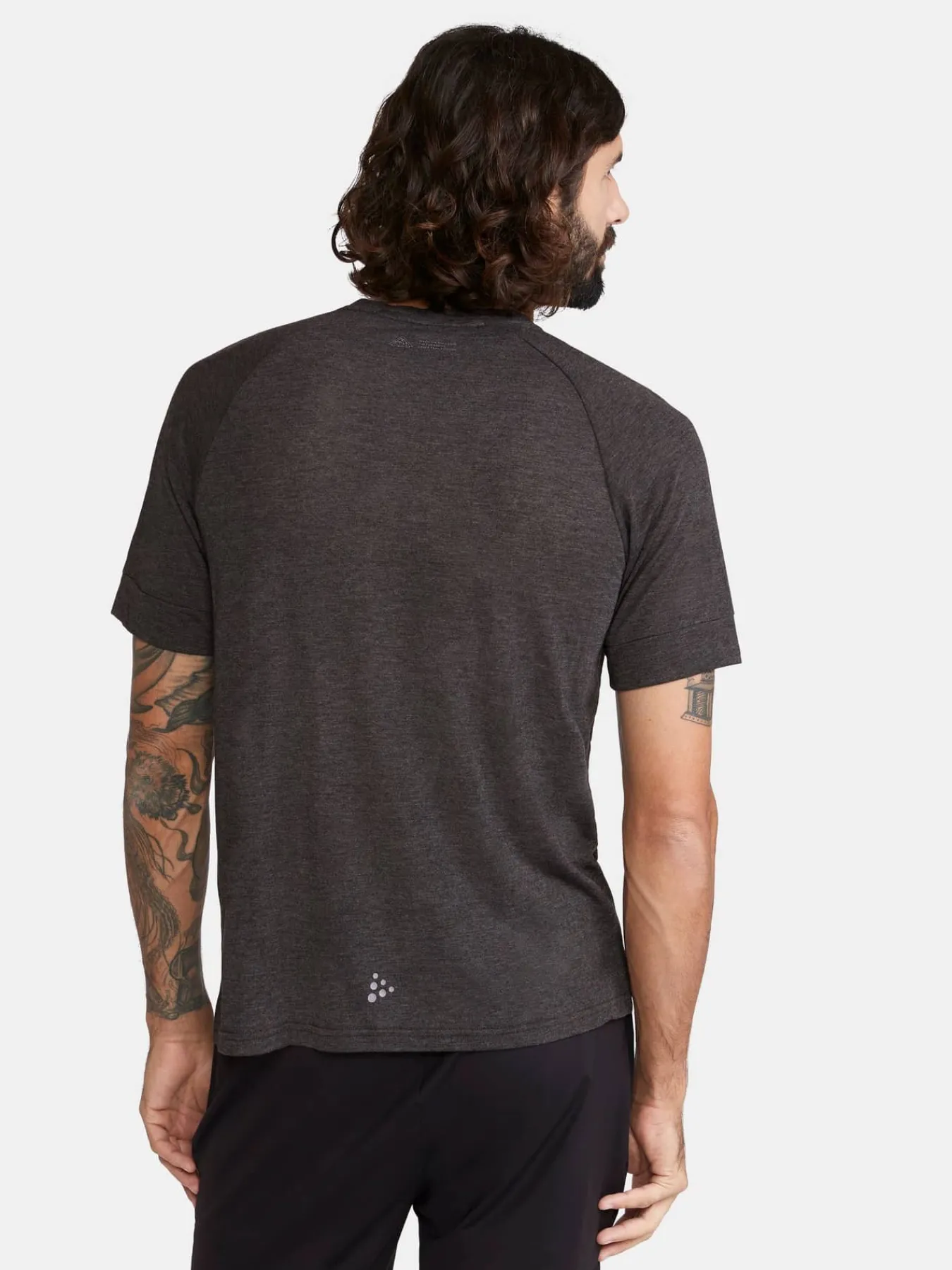 Craft Sportswear T-Shirts & Tröjor|Mellanlager^Wool SS Tee M Black/Melange