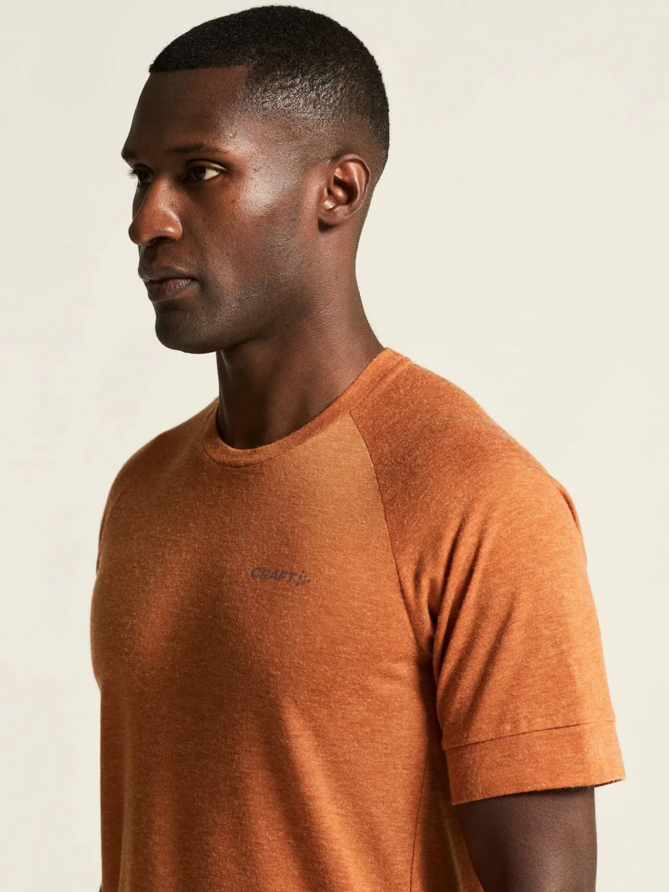 Craft Sportswear T-Shirts & Tröjor|Mellanlager^Wool SS Tee M Buff/Melange