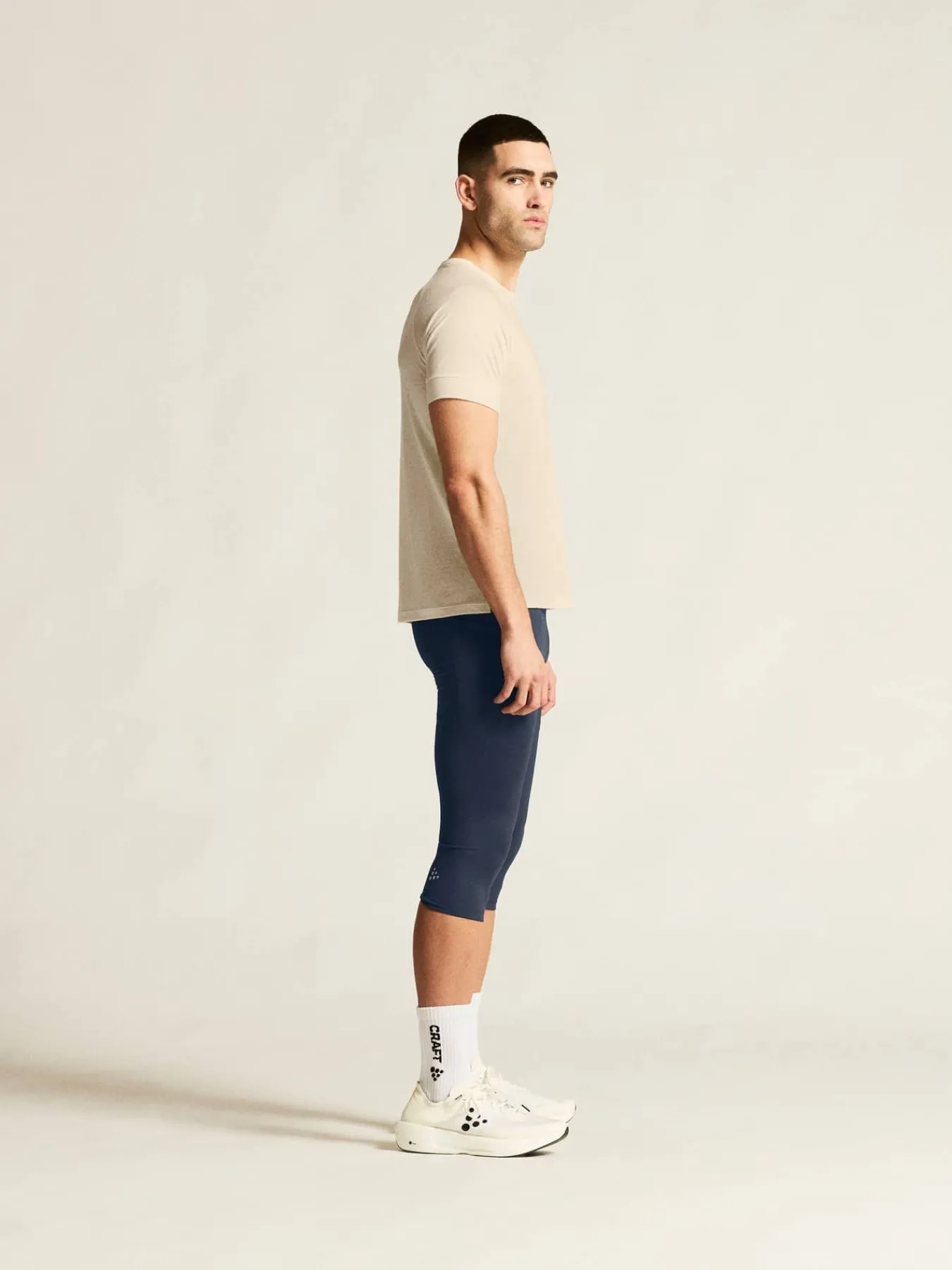 Craft Sportswear T-Shirts & Tröjor|Mellanlager^Wool SS Tee M Tofu Melange