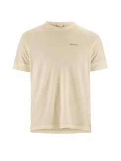 Craft Sportswear T-Shirts & Tröjor|Mellanlager^Wool SS Tee M Tofu Melange