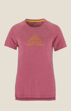 Craft Sportswear T-Shirts & Tröjor^Wool SS Tee W Rouge/Melange