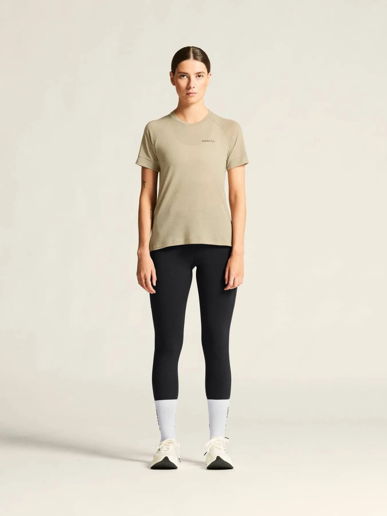 Craft Sportswear T-Shirts & Tröjor^Wool SS Tee W Hay/Melange