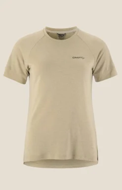 Craft Sportswear T-Shirts & Tröjor^Wool SS Tee W Hay/Melange
