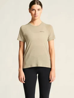 Craft Sportswear T-Shirts & Tröjor^Wool SS Tee W Hay/Melange