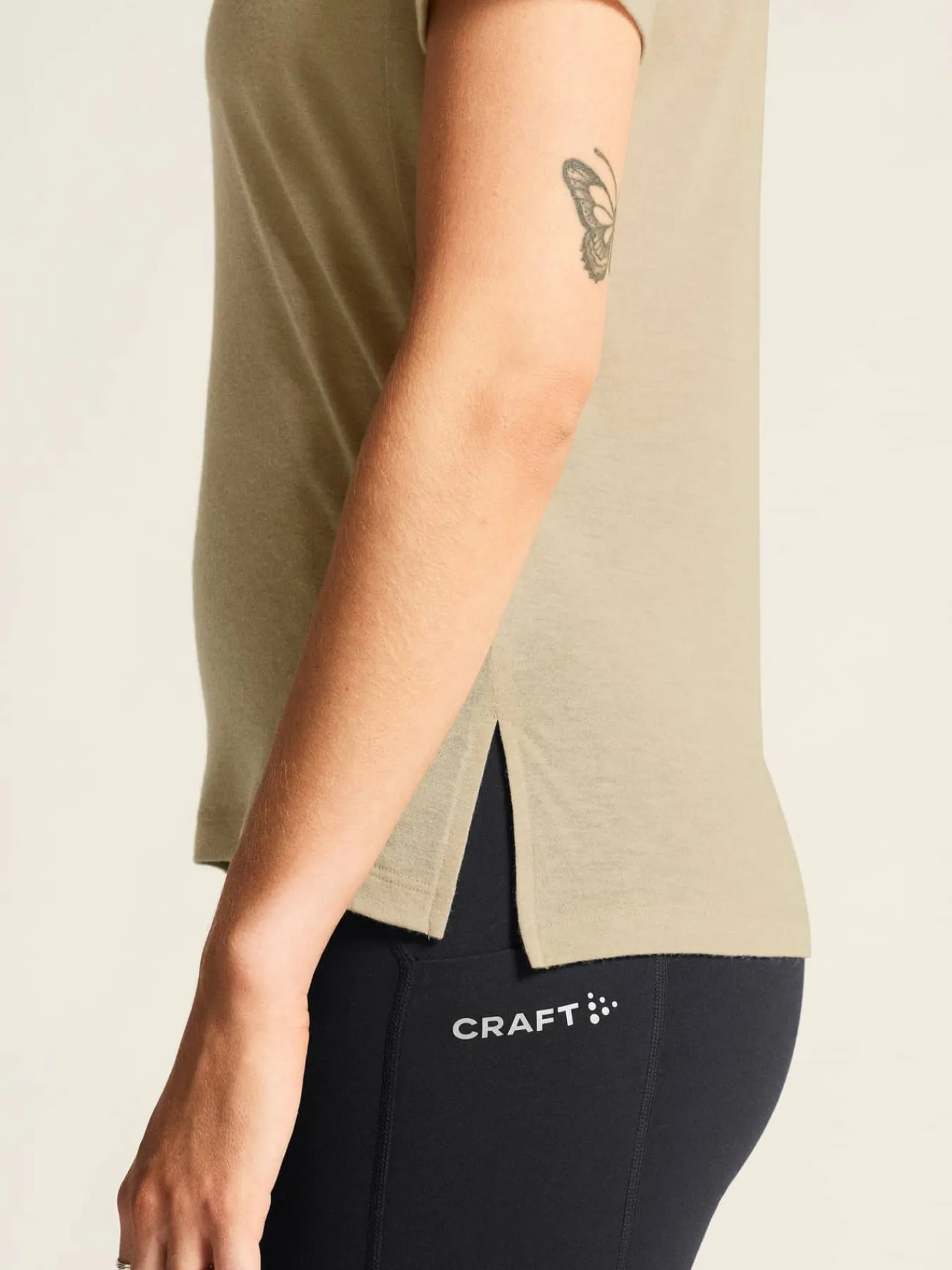 Craft Sportswear T-Shirts & Tröjor^Wool SS Tee W Hay/Melange