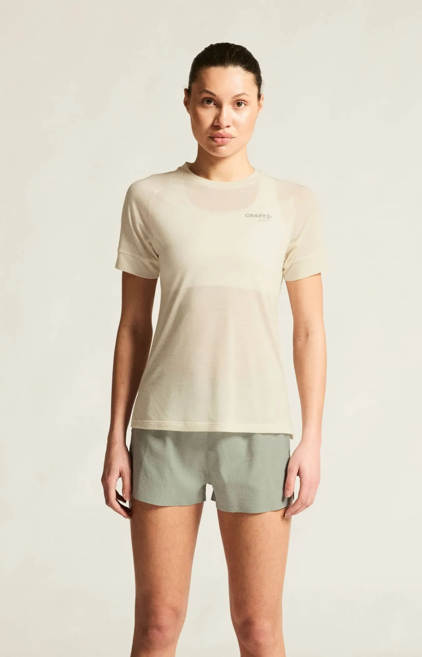 Craft Sportswear T-Shirts & Tröjor^Wool SS Tee W Tofu Melange