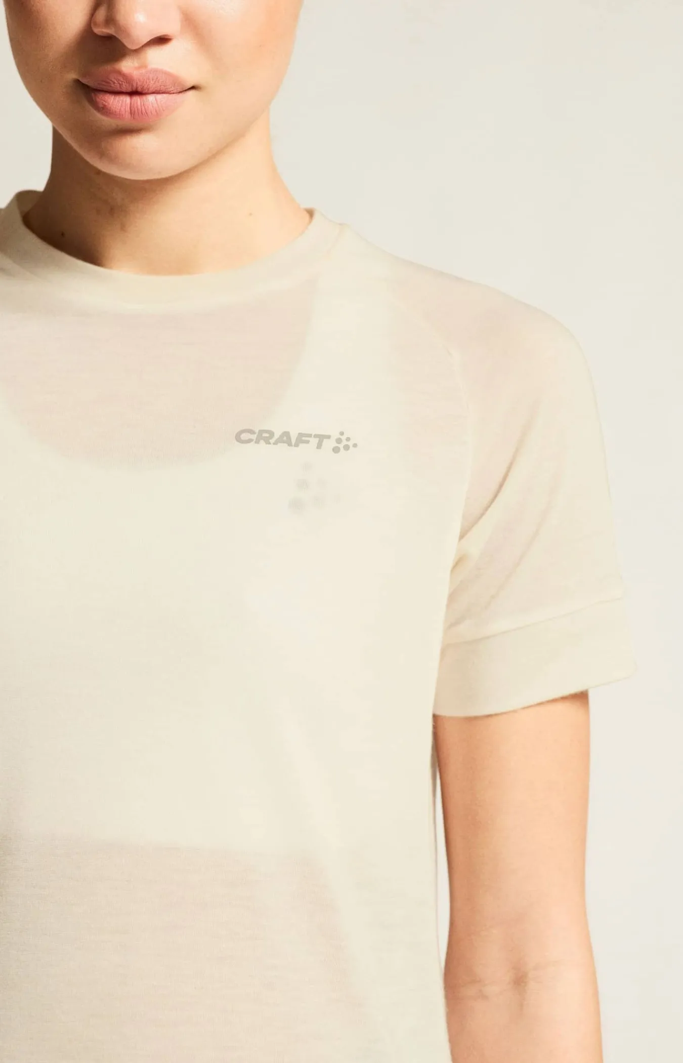 Craft Sportswear T-Shirts & Tröjor^Wool SS Tee W Tofu Melange