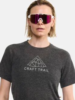 Craft Sportswear T-Shirts & Tröjor^Wool SS Tee W Black/Melange