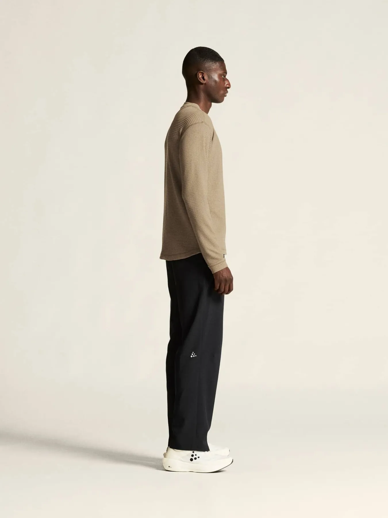 Craft Sportswear T-Shirts & Tröjor|Mellanlager^Wool Waffle RN M Taupe