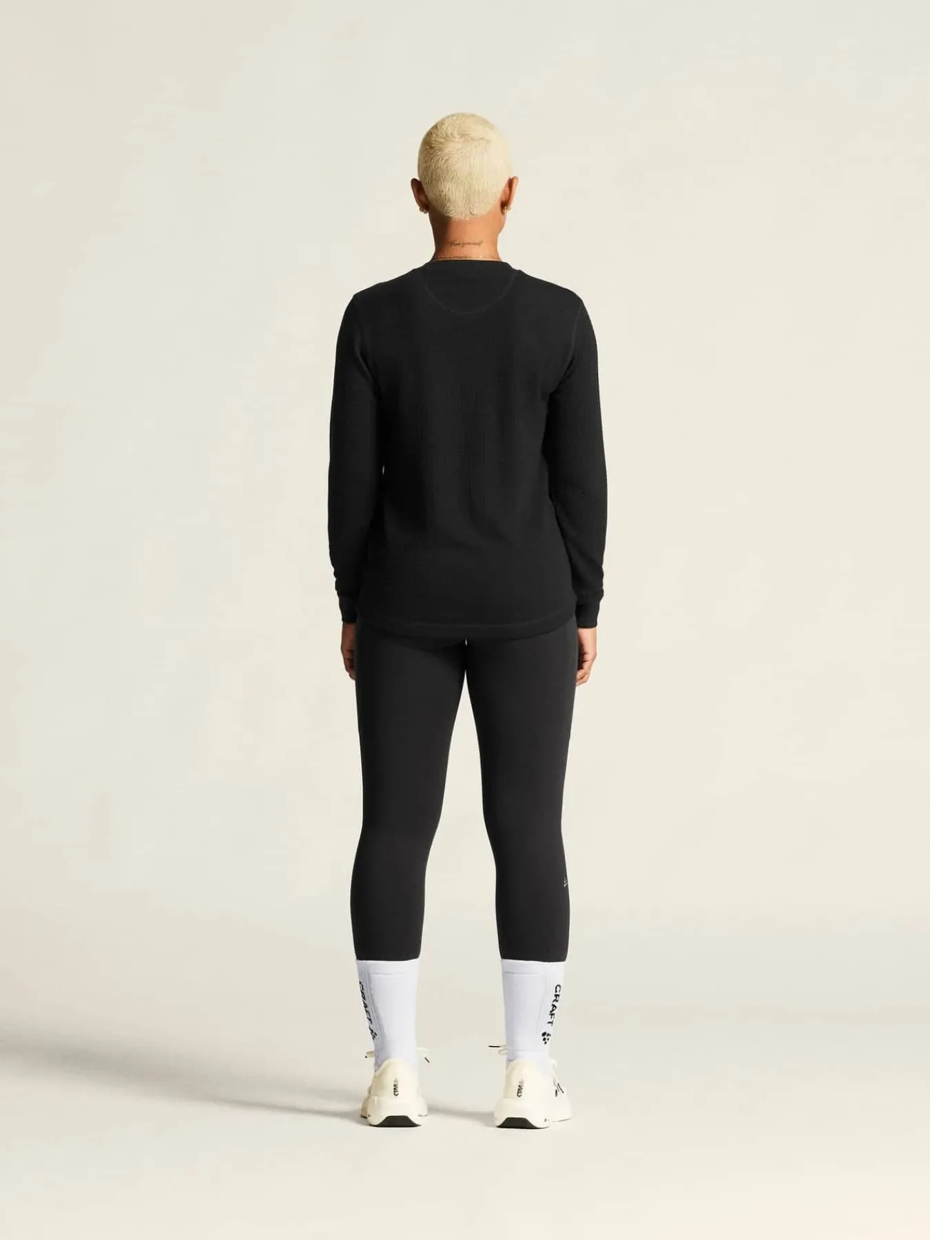 Craft Sportswear Träning^Wool Waffle RN W Black
