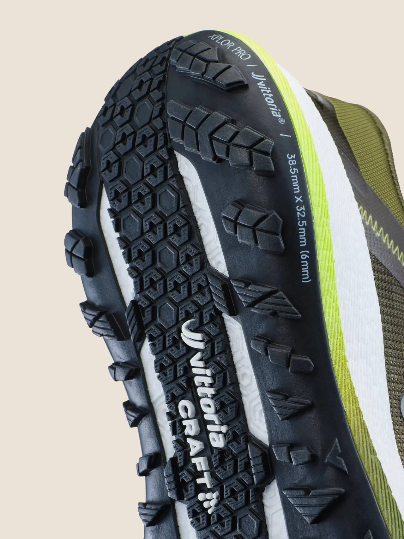 Craft Sportswear Trailskor|Road To Trail^Xplor Pro W Leaf/Contrast Yellow
